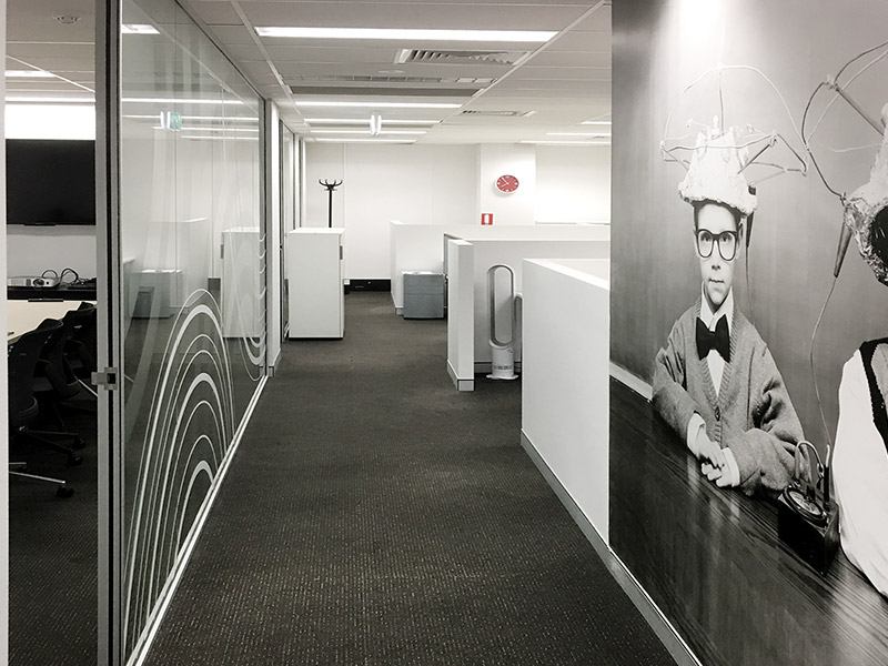 Hanwha small office fitout project