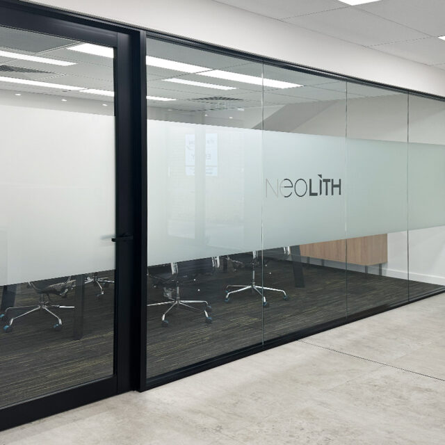 Office Glass wall with feature