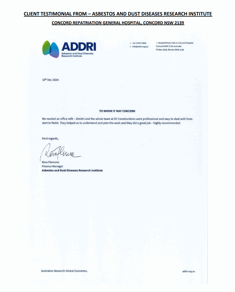 Asbestos and Dust Diseases Research Institute