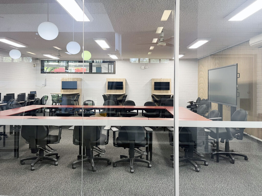 Photo of Glass Office Partitions Completed by DY Constructions